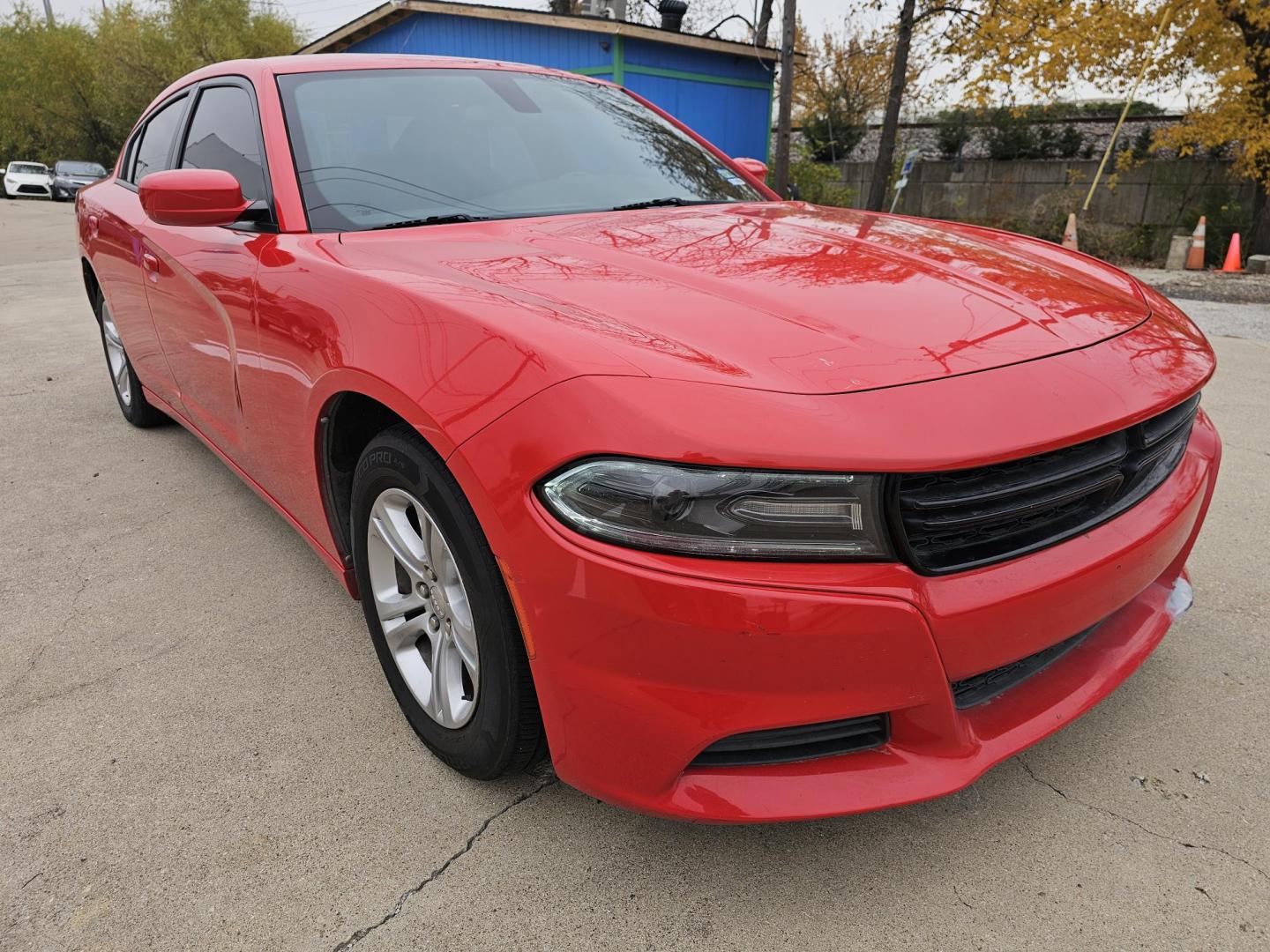 2019 Red Dodge Charger (2C3CDXBG1KH) , located at 2020 East Division Street, Arlington, TX, 76011, (817) 801-3191, 32.742390, -97.076874 - Come view this Fire Red Dodge Charger today! Premiere Buy Here Pay Here with NO Credit Check (score) at 2020 East Division Street, Arlington, Texas, located in the center of the Dallas/Fort Worth metro area. For in-house financing in Lancaster, Waxahachie, Cleburne, Sherman, Denton, McKinney, Wac - Photo#0
