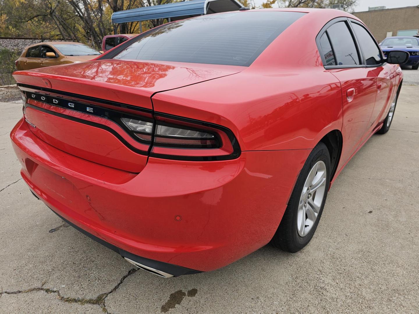 2019 Red Dodge Charger (2C3CDXBG1KH) , located at 2020 East Division Street, Arlington, TX, 76011, (817) 801-3191, 32.742390, -97.076874 - Come view this Fire Red Dodge Charger today! Premiere Buy Here Pay Here with NO Credit Check (score) at 2020 East Division Street, Arlington, Texas, located in the center of the Dallas/Fort Worth metro area. For in-house financing in Lancaster, Waxahachie, Cleburne, Sherman, Denton, McKinney, Wac - Photo#2