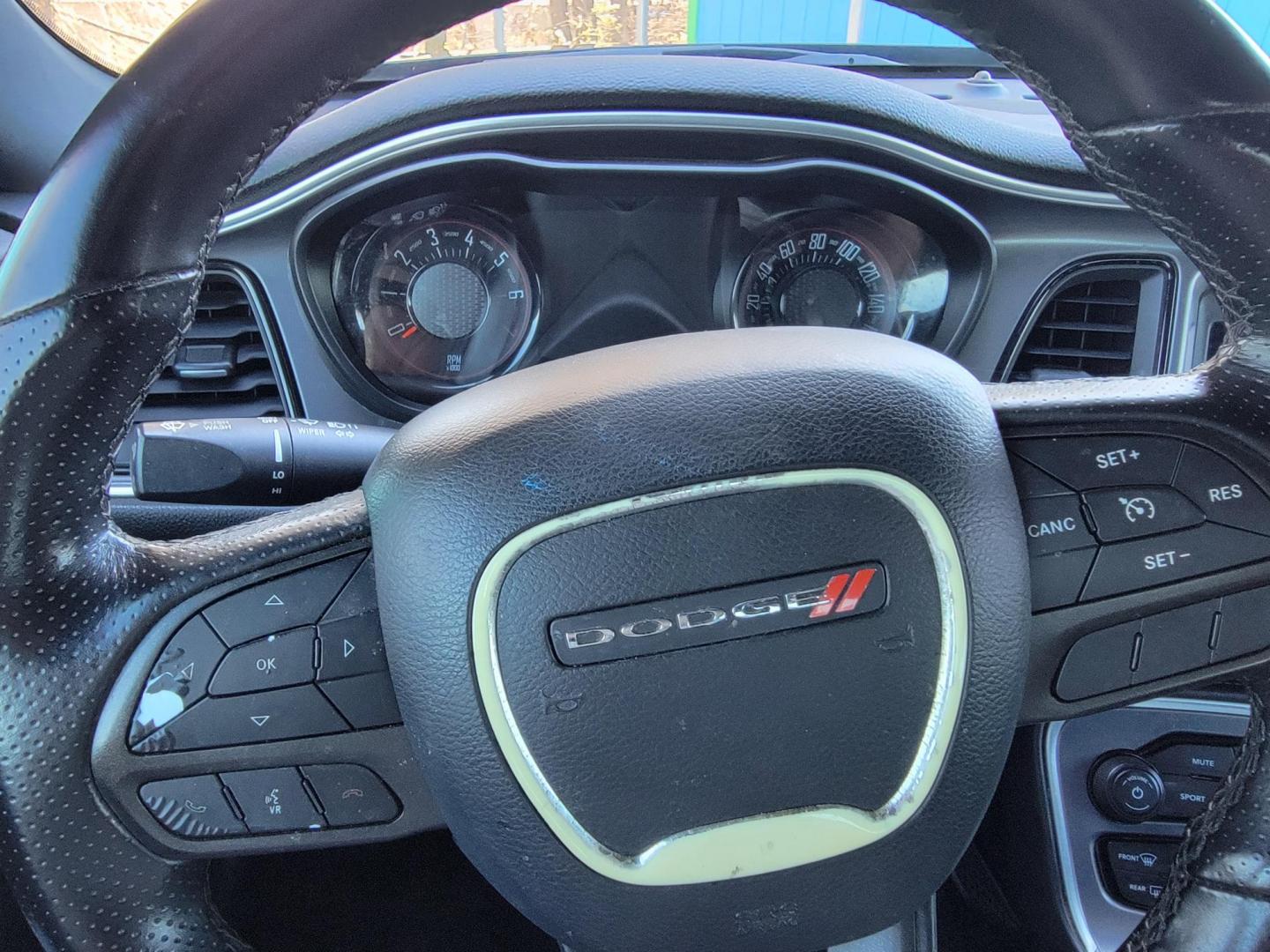 2020 Black Dodge Challenger SXT (2C3CDZAG8LH) with an 3.6L V6 DOHC 24V engine, 8A transmission, located at 2020 East Division Street, Arlington, TX, 76011, (817) 801-3191, 32.742390, -97.076874 - Photo#8