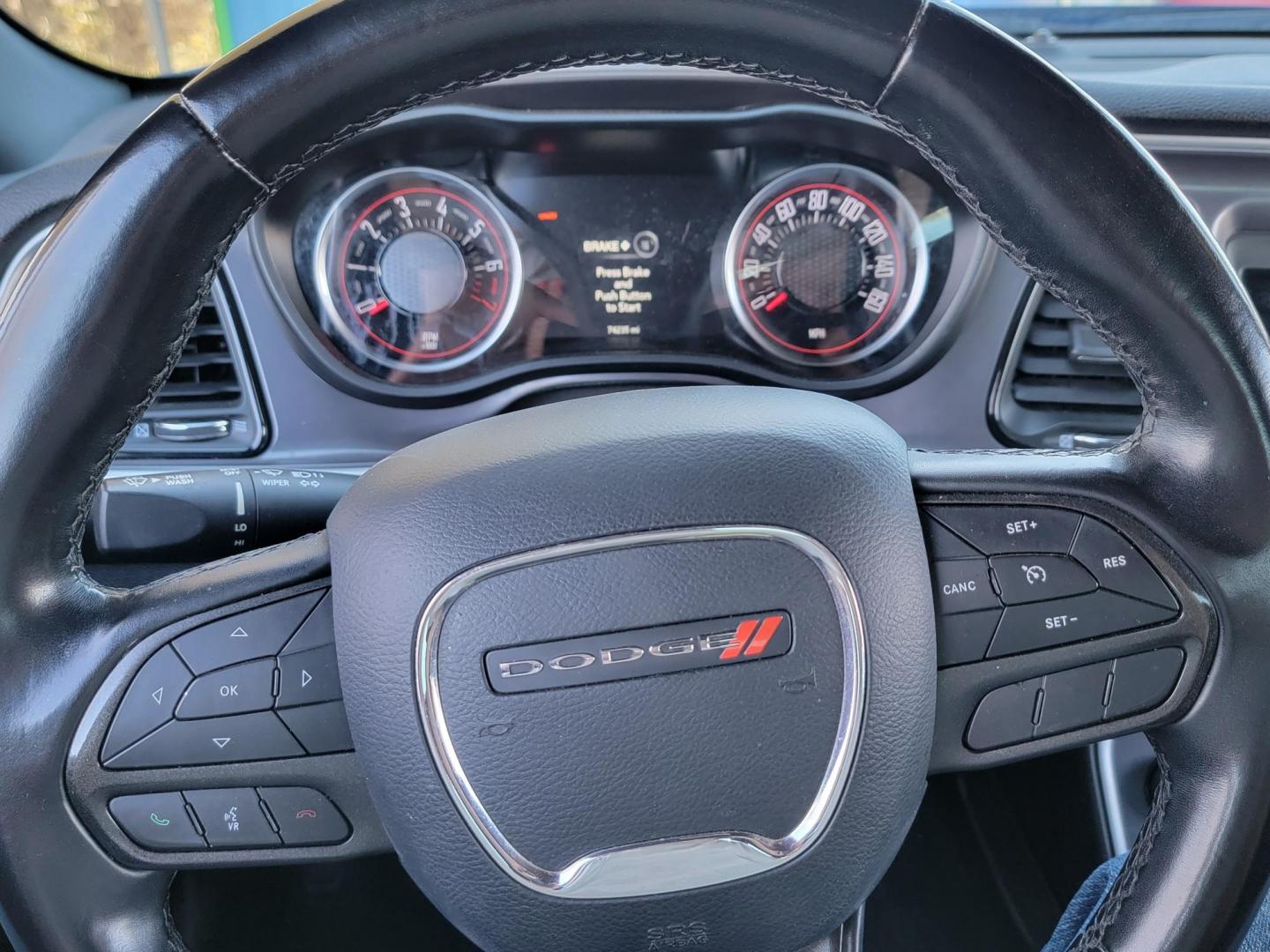 2020 Blue Dodge Challenger SXT (2C3CDZAGXLH) with an 3.6L V6 DOHC 24V engine, 8A transmission, located at 2020 East Division Street, Arlington, TX, 76011, (817) 801-3191, 32.742390, -97.076874 - Photo#8