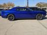2022 Blue Dodge Challenger SXT (2C3CDZAG5NH) with an 3.6L V6 DOHC 24V engine, 8A transmission, located at 2020 East Division Street, Arlington, TX, 76011, (817) 801-3191, 32.742390, -97.076874 - Photo#1