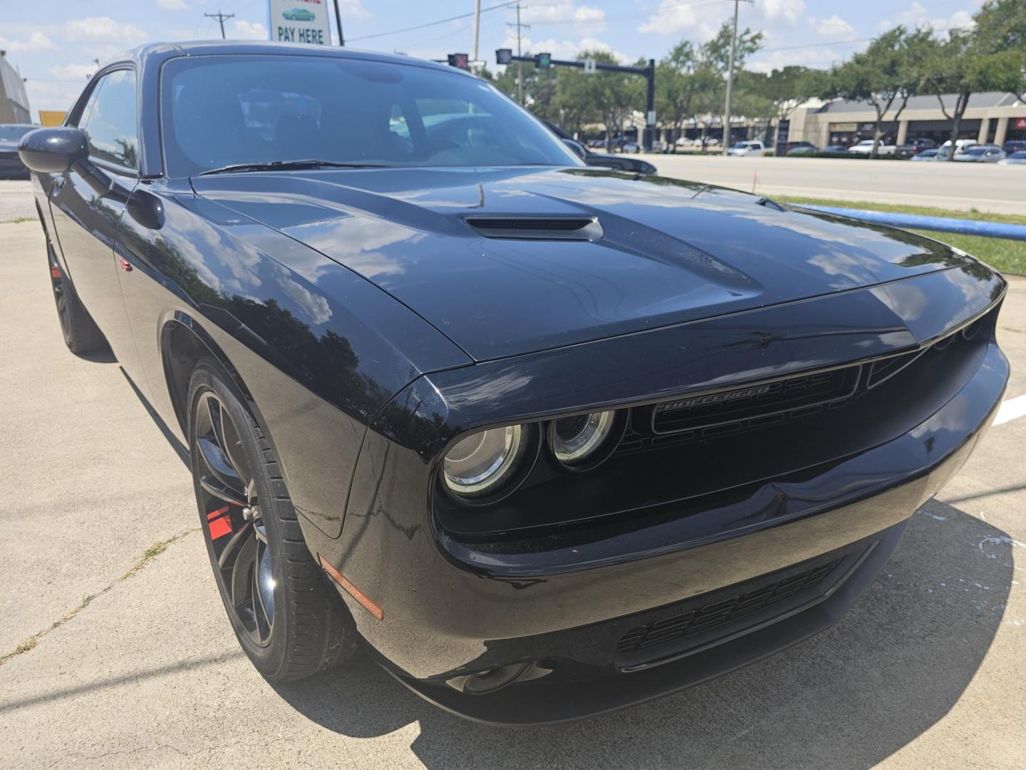 2018 Black Dodge Challenger SXT (2C3CDZAG9JH) with an 3.6L V6 DOHC 24V engine, 8A transmission, located at 2020 East Division Street, Arlington, TX, 76011, (817) 801-3191, 32.742390, -97.076874 - Photo#0