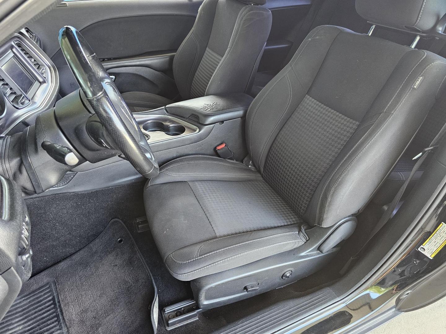 2018 Black Dodge Challenger SXT (2C3CDZAG9JH) with an 3.6L V6 DOHC 24V engine, 8A transmission, located at 2020 East Division Street, Arlington, TX, 76011, (817) 801-3191, 32.742390, -97.076874 - Photo#20